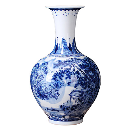 Compatible porcelain Jahrriesnge  for blue landscape painting vase cna0049 