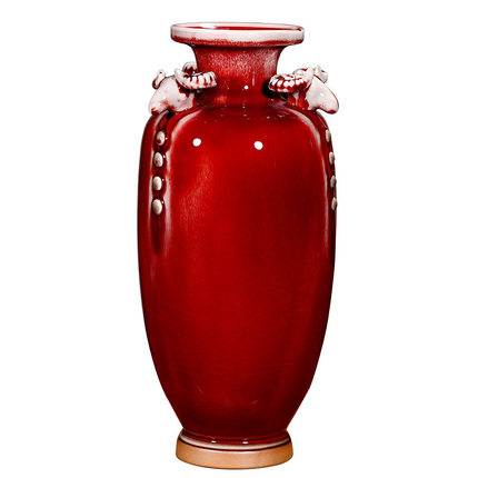 Compatible porcelain Jahrriesnge  for red ice crack vase cna0058 