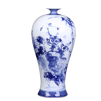 Compatible porcelain Jahrriesnge  for white blue vase cna0077 