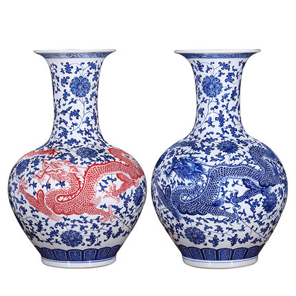 Compatible porcelain Jahrriesnge  for blue dragon vase cna0089 