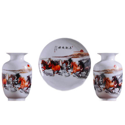 Compatible porcelain Jahrriesnge  for vase set 3 pieces cna0196 