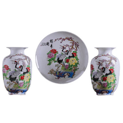 Compatible porcelain Jahrriesnge  for vase set 3 pieces cna0201 