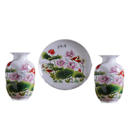 Compatible porcelain Jahrriesnge  for vase set 3 pieces cna0204 