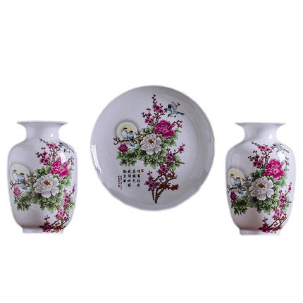 Compatible porcelain Jahrriesnge  for vase set 3 pieces cna0207 