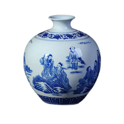 Compatible porcelain Jahrriesnge  for white blue vase cna0222 