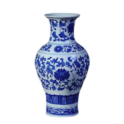 Compatible porcelain Jahrriesnge  for white and blue vase cna0259 