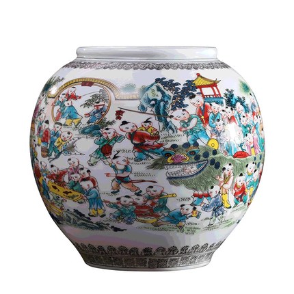 Compatible porcelain Jahrriesnge  for one hundred children vase cna0455 