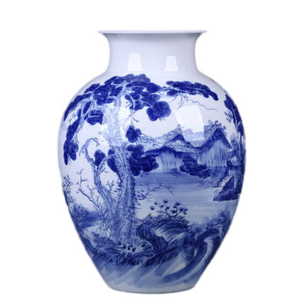 Compatible porcelain Jahrriesnge  for white and blue vase cna0544 