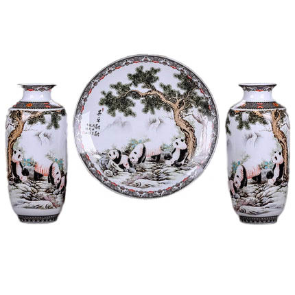 Compatible porcelain Jahrriesnge  for vase set three pieces cna0568 