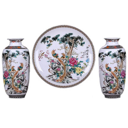 Compatible porcelain Jahrriesnge  for vase set three pieces cna0569 