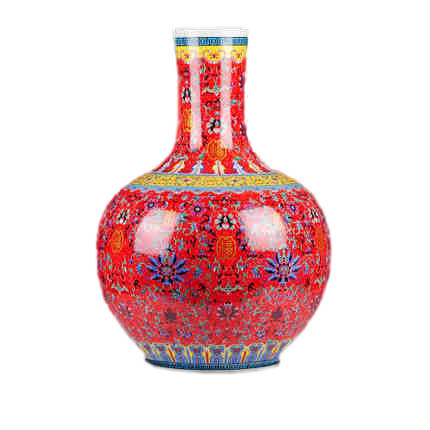 Compatible porcelain Jahrriesnge  for enamel colorful vase cna0618 