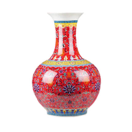 Compatible porcelain Jahrriesnge  for enamel colorful vase cna0619 