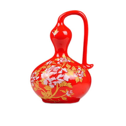 Compatible porcelain Jahrriesnge  for red peony gourd vase cna0686 