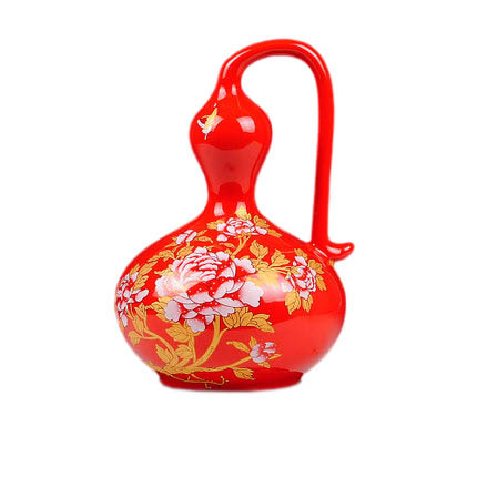 Compatible porcelain Jahrriesnge  for red peony gourd vase cna0688 