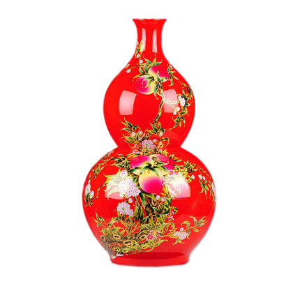 Compatible porcelain Jahrriesnge  for red gourd vase cna0715 