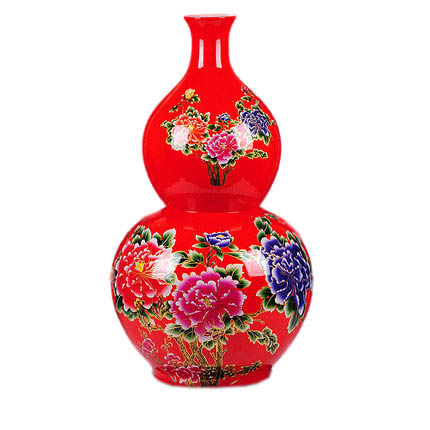 Compatible porcelain Jahrriesnge  for red gourd vase cna0718 