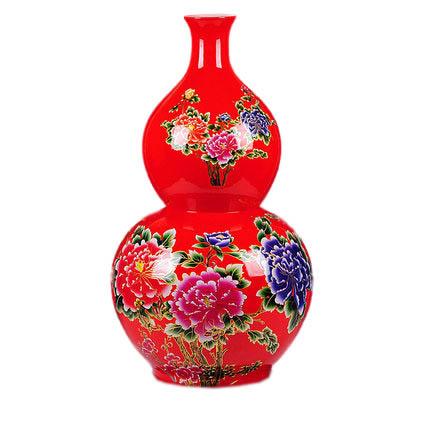 Compatible porcelain Jahrriesnge  for red gourd vase cna0724 