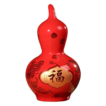 Compatible porcelain Jahrriesnge  for red gourd vase cna0849 