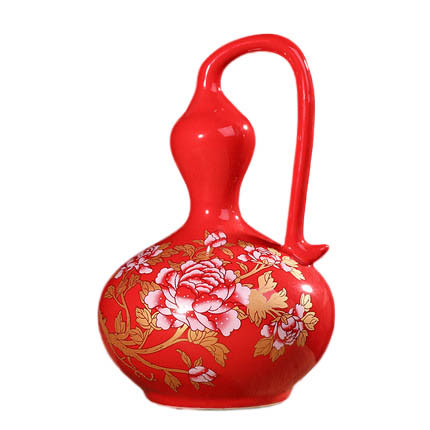 Compatible porcelain Jahrriesnge  for red gourd vase cna0857 