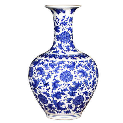 Compatible porcelain Jahrriesnge  for blue and white flowers vase cna0927 