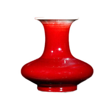 Compatible porcelain Jahrriesnge  for crack glaze red vase cna0948 