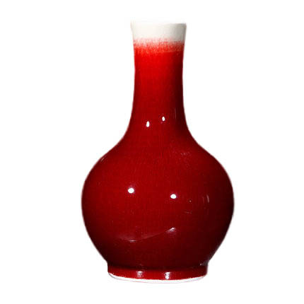 Compatible porcelain Jahrriesnge  for crack glaze red vase cna0949 