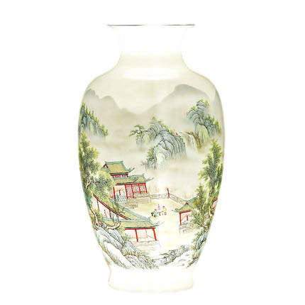 Compatible porcelain Jahrriesnge  for colorful landscape vase cna1002 