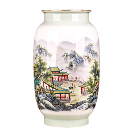 Compatible porcelain Jahrriesnge  for colorful landscape vase cna1008 