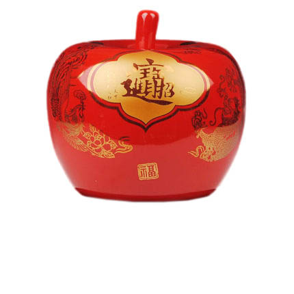 Compatible porcelain Jahrriesnge  for red apple vase cna1022 