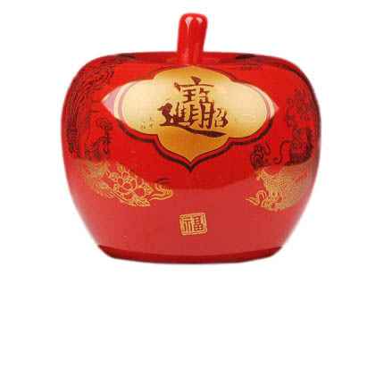 Compatible porcelain Jahrriesnge  for red apple vase cna1023 