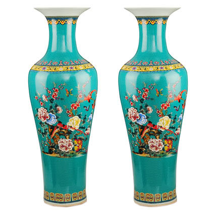 Compatible porcelain Jahrriesnge  for european style enamel vase cna1041 