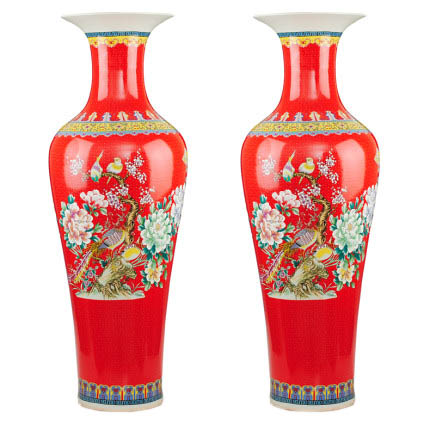 Compatible porcelain Jahrriesnge  for european style enamel vase cna1042 