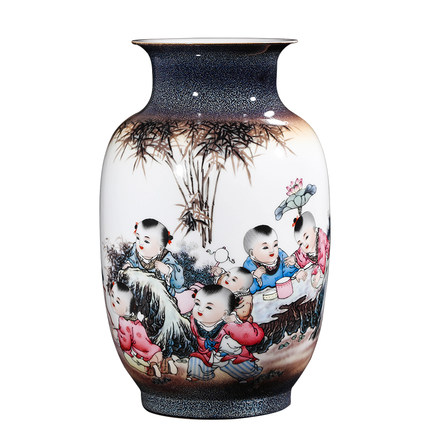 Compatible porcelain Jahrriesnge  for bamboo forest fun vase cna1055 