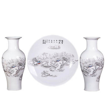 Compatible porcelain Jahrriesnge  for vase set 3pcs cna1056 