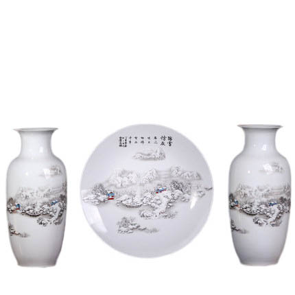 Compatible porcelain Jahrriesnge  for vase set 3pcs cna1057 