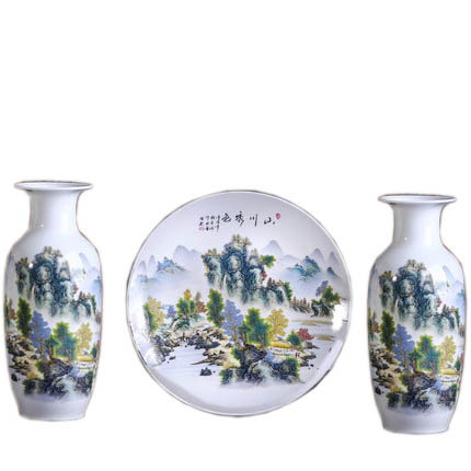 Compatible porcelain Jahrriesnge  for vase set 3pcs cna1058 