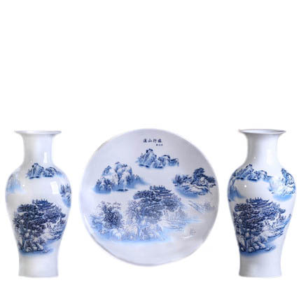 Compatible porcelain Jahrriesnge  for vase set 3pcs cna1061 