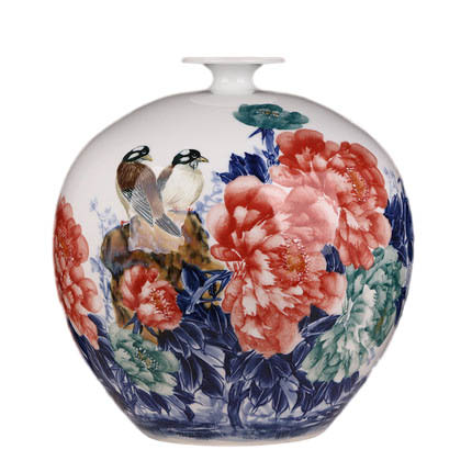 Compatible porcelain Jahrriesnge  for flowers and birds vase cna1109 