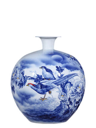 Compatible porcelain Jahrriesnge  for flowers and birds vase cna1113 