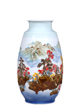 Compatible porcelain Jahrriesnge  for flowers and birds vase cna1118 