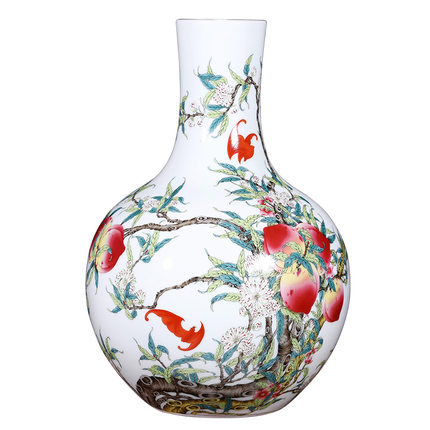 Compatible porcelain Jahrriesnge  for nine peach illustration vase cna1124 