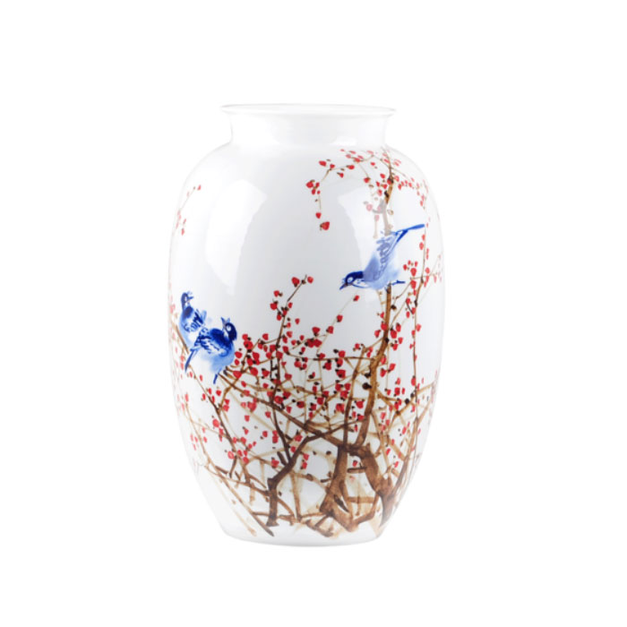 Compatible porcelain Jahrriesnge  for spring scenery vase cna1286 