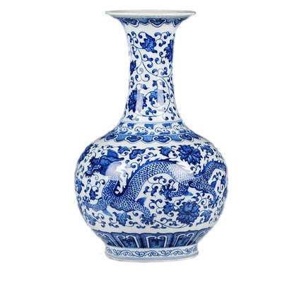 Compatible porcelain Jahrriesnge  for blue dragon vase cna1287 