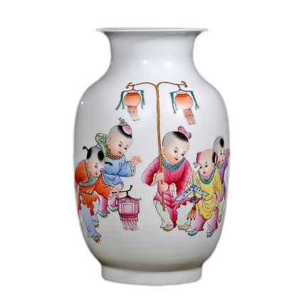 Compatible porcelain Jahrriesnge  for five boys vase cna1288 