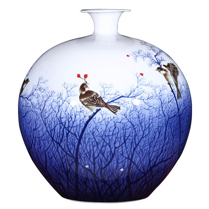 Compatible porcelain Jahrriesnge  for birds trees vase cna1342 