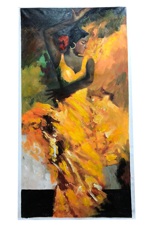 Compatible Oil Painting JAHRRIESNGE  for dancer-lpg0012 