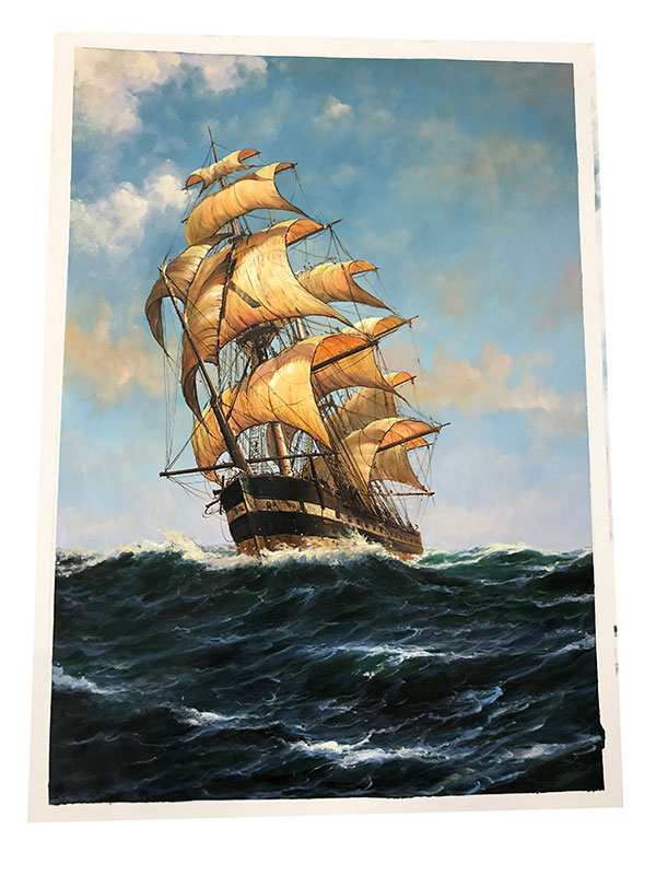 Compatible Oil Painting JAHRRIESNGE  for ship-lpg0053 