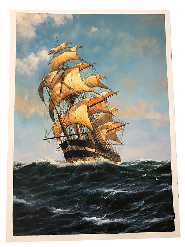 Compatible Oil Painting JAHRRIESNGE  for ship-lpg0062 