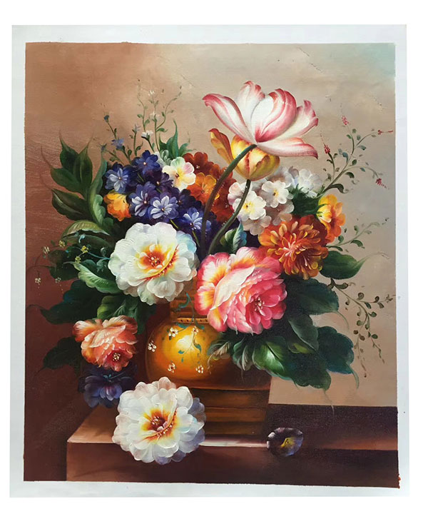 Compatible Oil Painting JAHRRIESNGE  for flower-lpg0348 