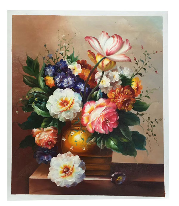 Compatible Oil Painting JAHRRIESNGE  for flower-lpg0349 